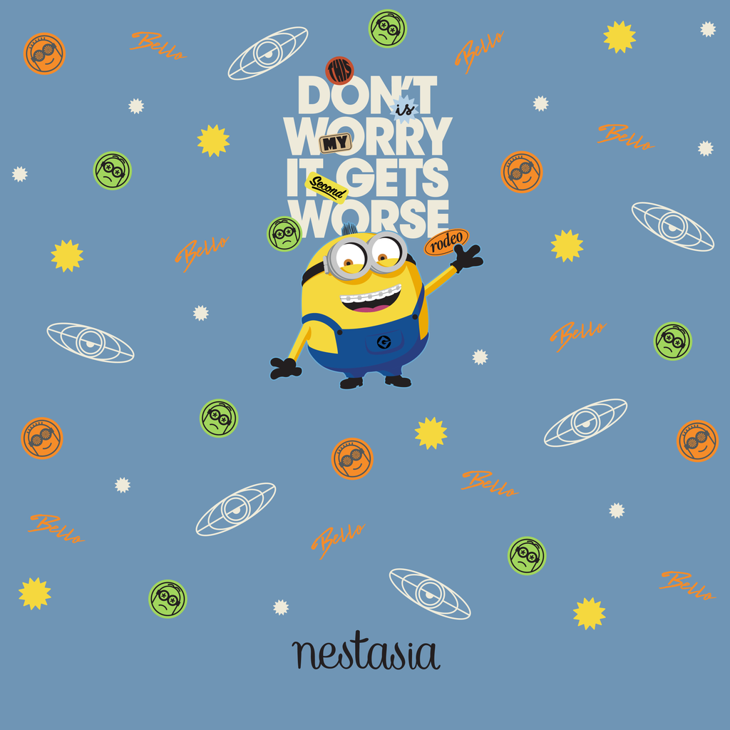 Minions It Gets Worse PickSip 40 Bottle Blue