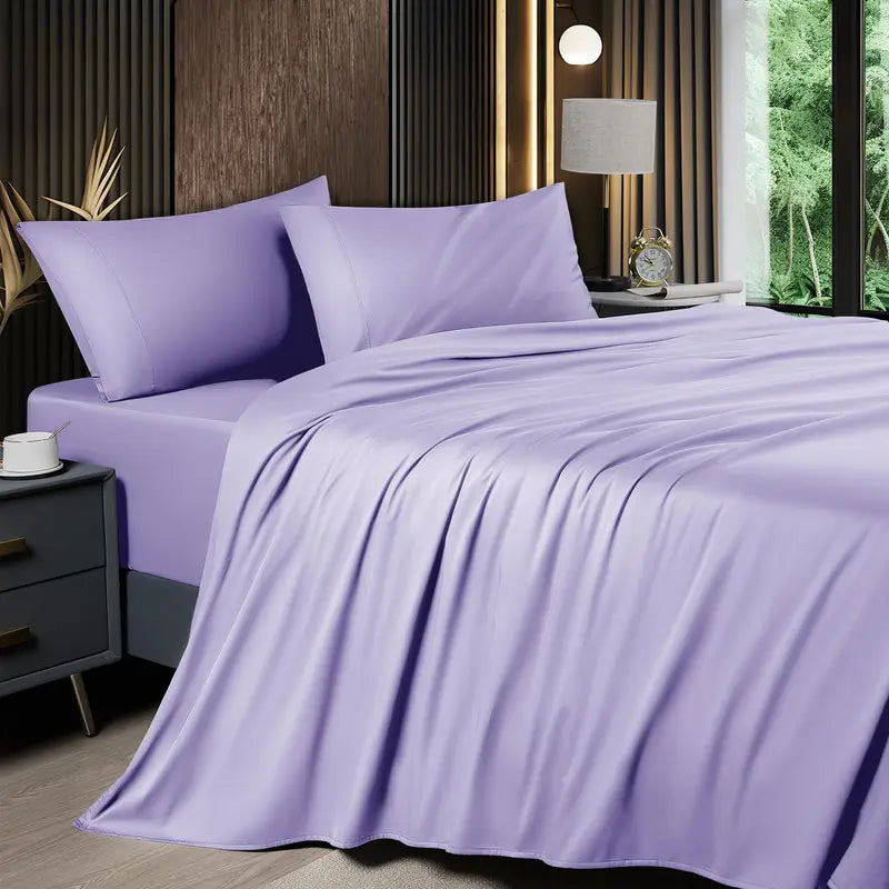 🧊 Cooling Bamboo Sheets  | Hotel Luxury 16 Deep Pocket | Silky Soft Wrinkle Resistant