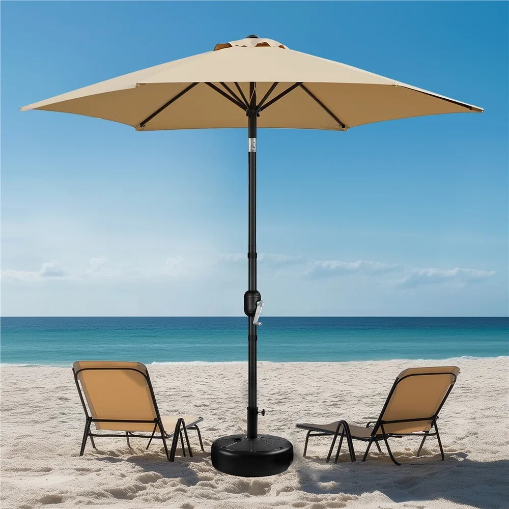 95 H Push-Button Tilt Market Umbrella
