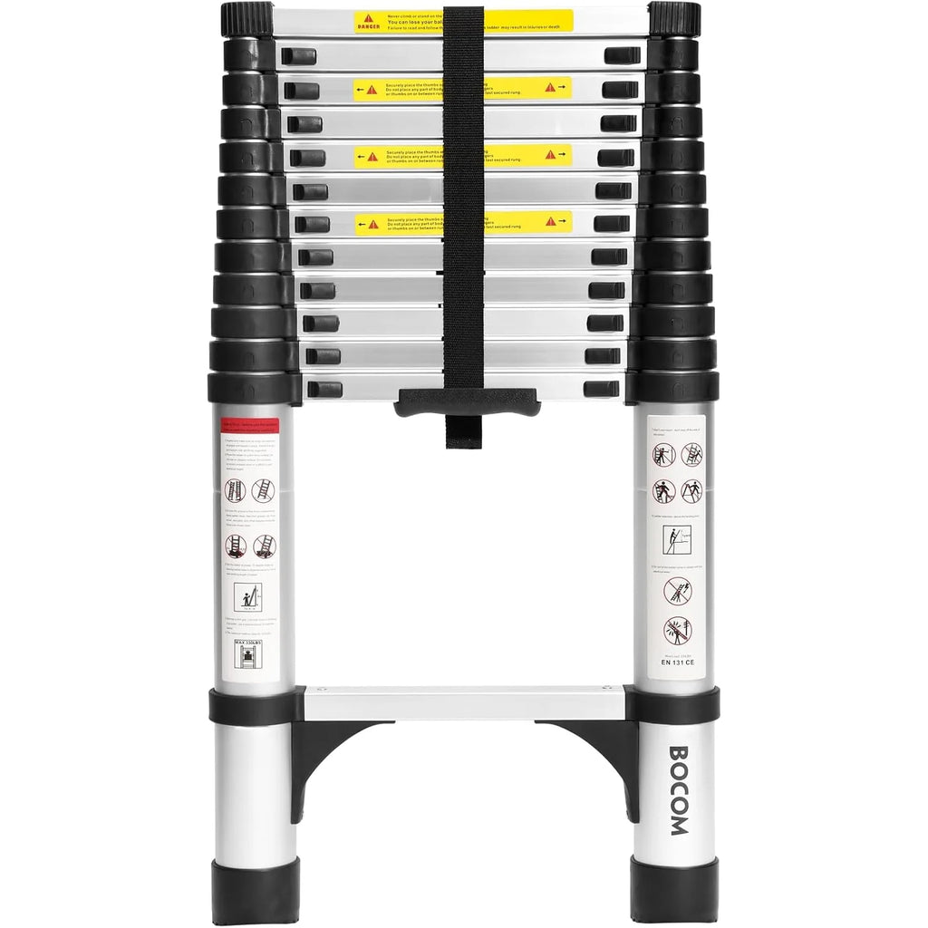 Lightweight Foldable Aluminum Telescopic Ladder