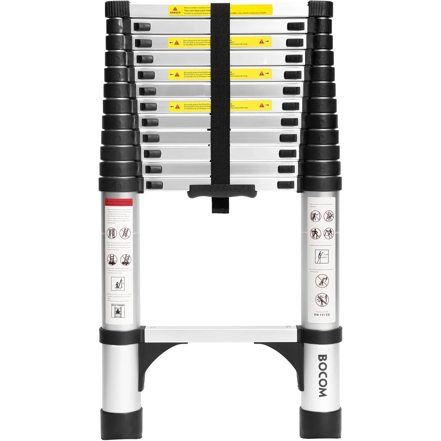 Lightweight Foldable Aluminum Telescopic Ladder