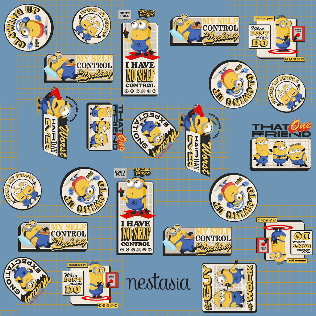 Minions That One Friend PickSip 40 Bottle Blue