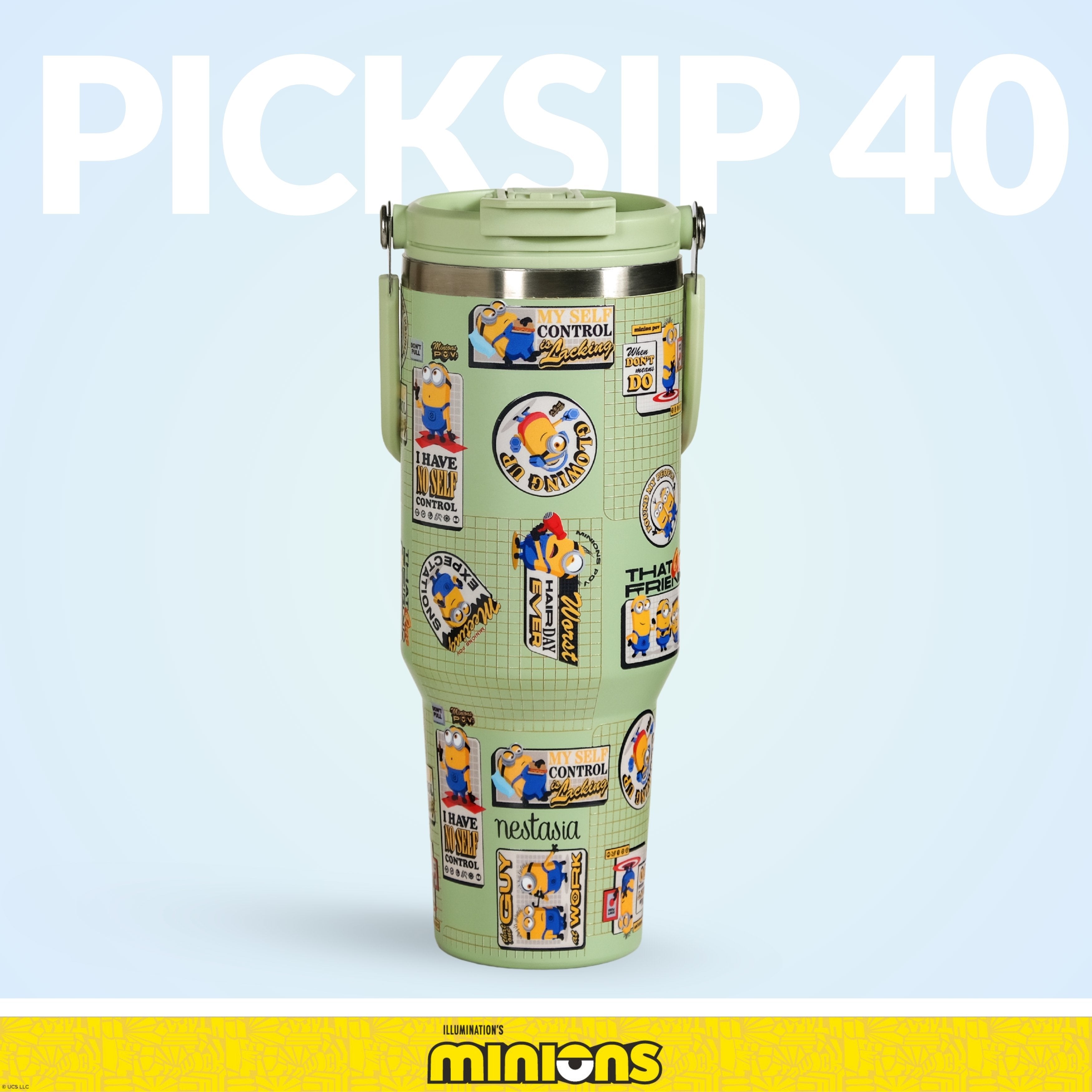 Minions That One Friend PickSip 40 Bottle Green