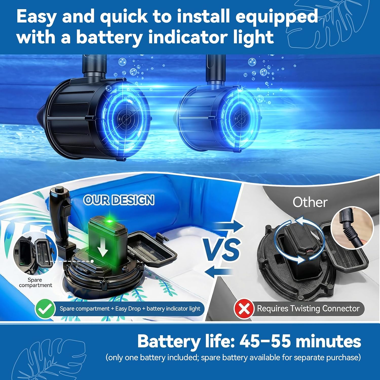 Motorized Pool Float with Canopy, Rechargeable Motorized Floats Lounger for Adults with Dual Motors, Lake Floats Adult Size with Cup Holder for Party