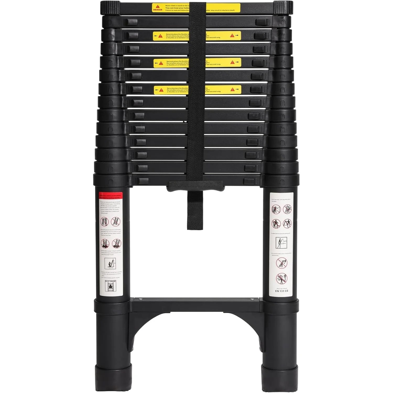 Lightweight Foldable Aluminum Telescopic Ladder