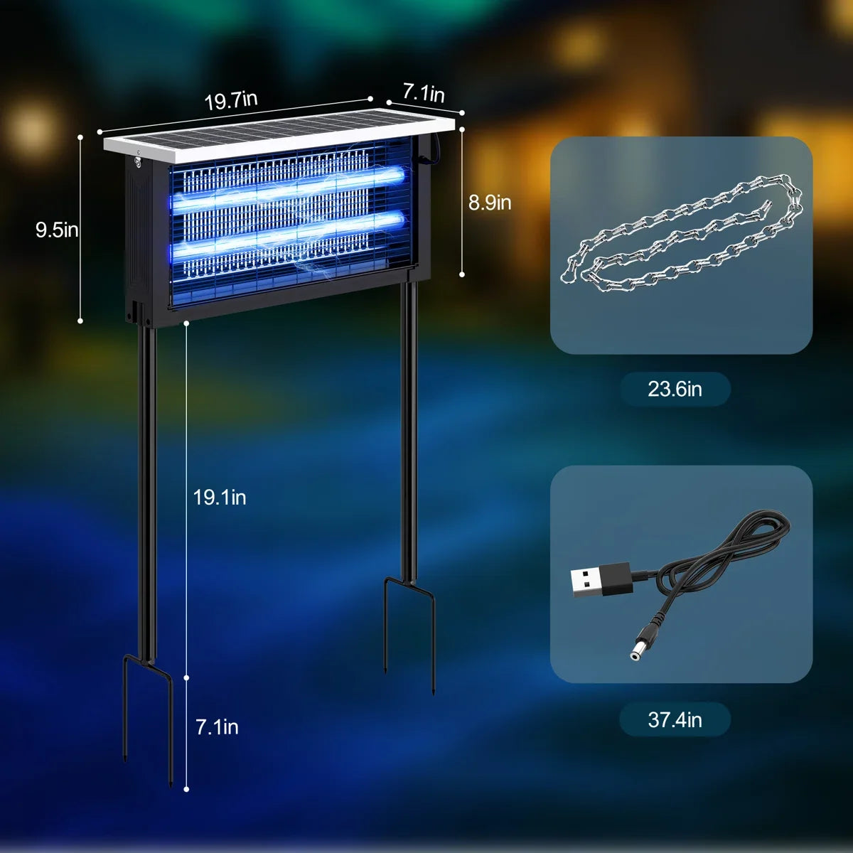 Solar Mosquito Killer Lamp