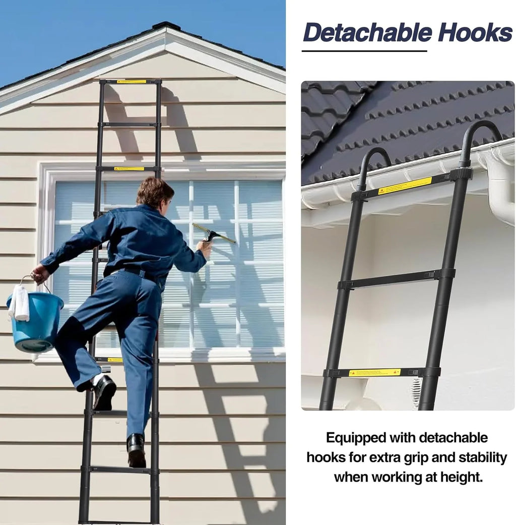 Lightweight Foldable Aluminum Telescopic Ladder