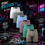 🩳Men's Novelty Graphic Long Leg Boxer Briefs