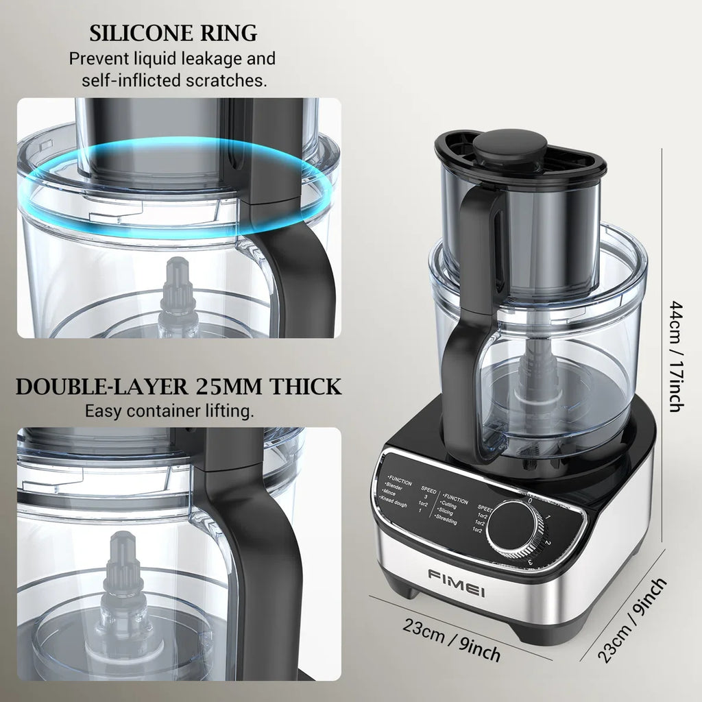 Food Processor Chopping & Blender Combo