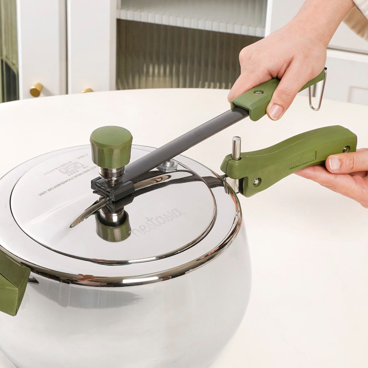 Zesta Triply Stainless Steel Inner Lid Induction Safe Pressure Cooker 5 Litre