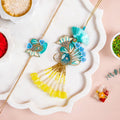 Floral Fantasy Rakhi And Lumba Gift Set
