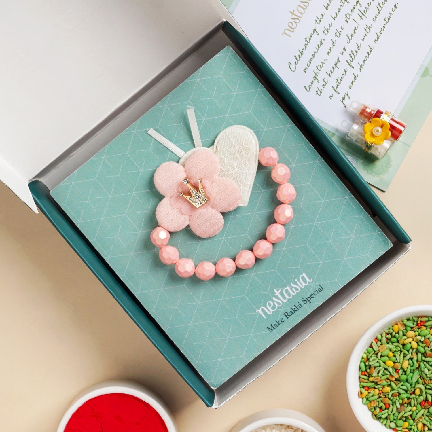 Little Princess Bracelet Rakhi Set