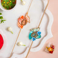 Vivid Paisley Duo Rakhi Gift Set