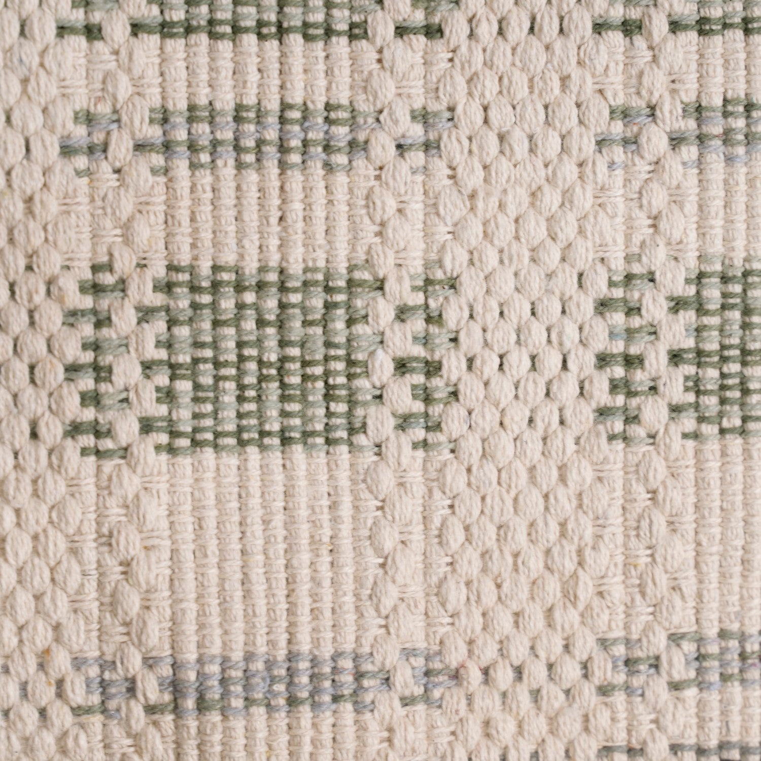 Sage Stitch Bedside Floor Runner 130x50cm