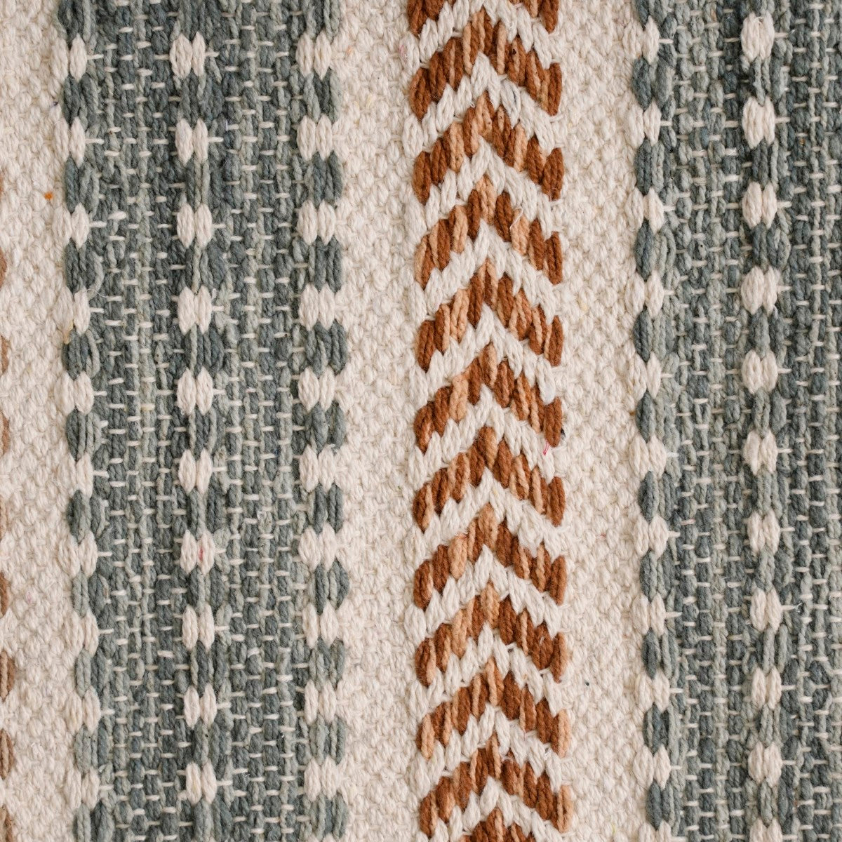 Shore Stripe Tassel Washable Floor Runner 130x50cm