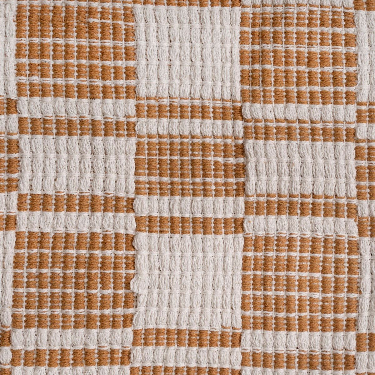 Terra Checks Handwoven Floor Runner 130x50cm
