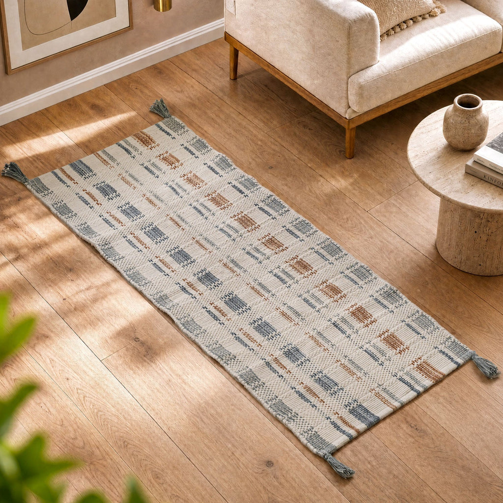 Terracotta Drift Bedside Kitchen Floor Runner 130x50cm