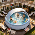 Inflatable Pool with Canopy