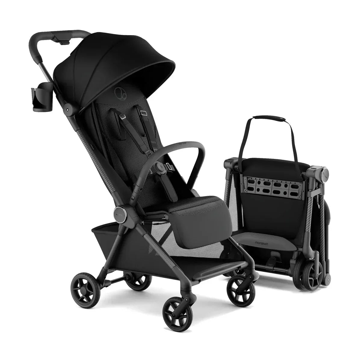 Compact Foldable Travel Baby Stroller Lightweight Portable Infant Pushchair with Adjustable Seat