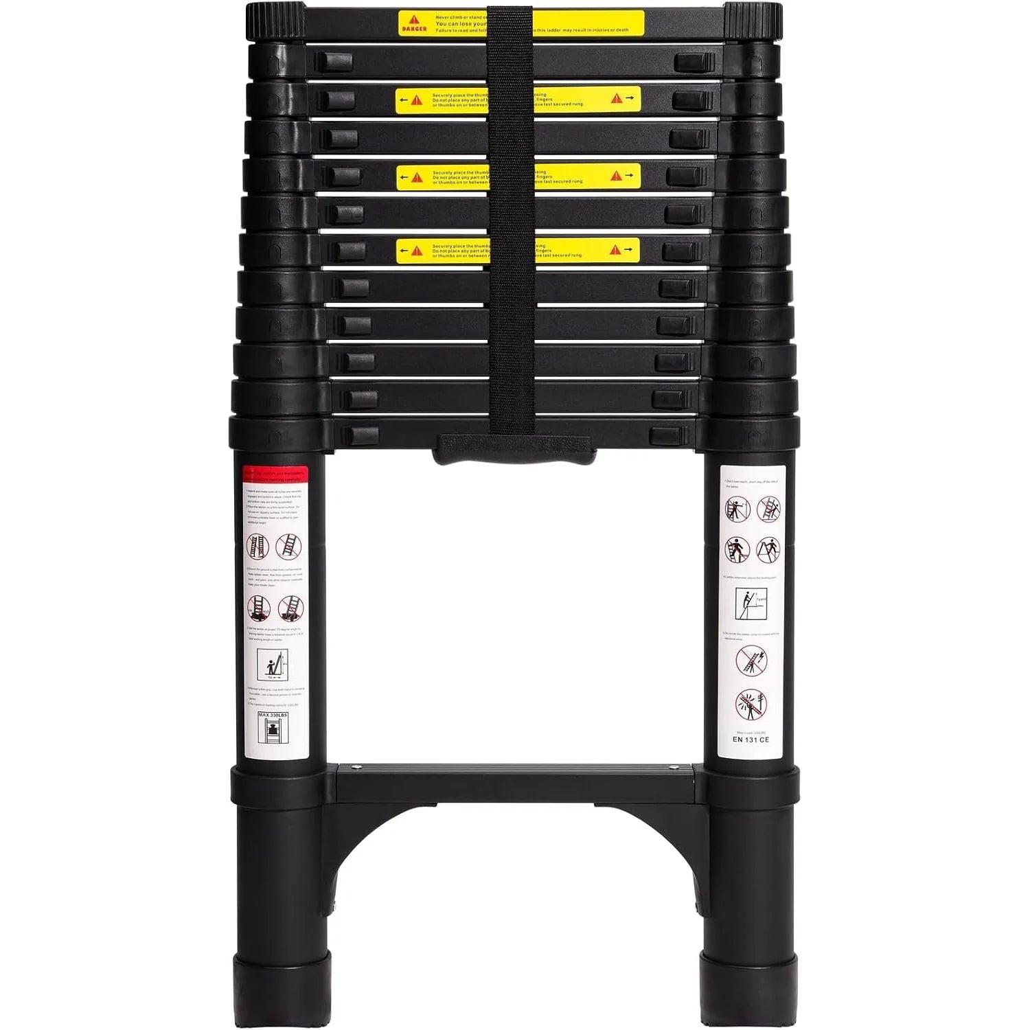 Lightweight Foldable Aluminum Telescopic Ladder