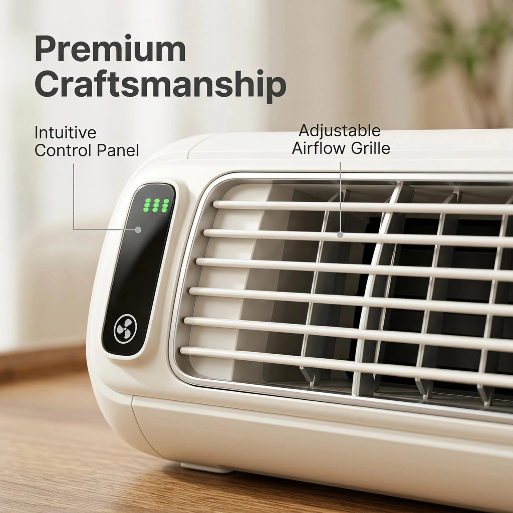 White Wall Mount Mini Split AC Unit Household Silent Indoor Air Conditioner