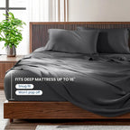 🧊 Cooling Bamboo Sheets  | Hotel Luxury 16 Deep Pocket | Silky Soft Wrinkle Resistant