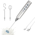 Stainless Steel Handheld Milk Frother Silver