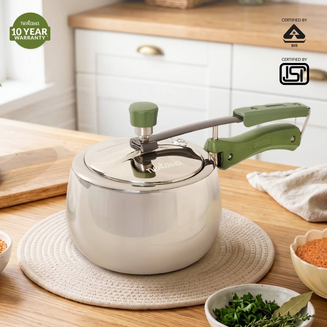 Zesta Induction Safe Triply Stainless Steel Pressure Cooker 3 Litre