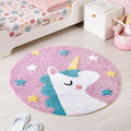 Unicorn Round Floor Mat 100cm